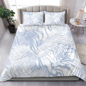 African Zebra Leopard Pattern Bedding Set Sky Savannah