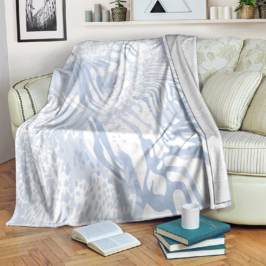 African Zebra Leopard Pattern Blanket Sky Savannah