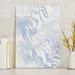 African Zebra Leopard Pattern Canvas Wall Art Sky Savannah