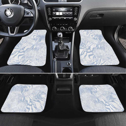 African Zebra Leopard Pattern Car Mats Sky Savannah