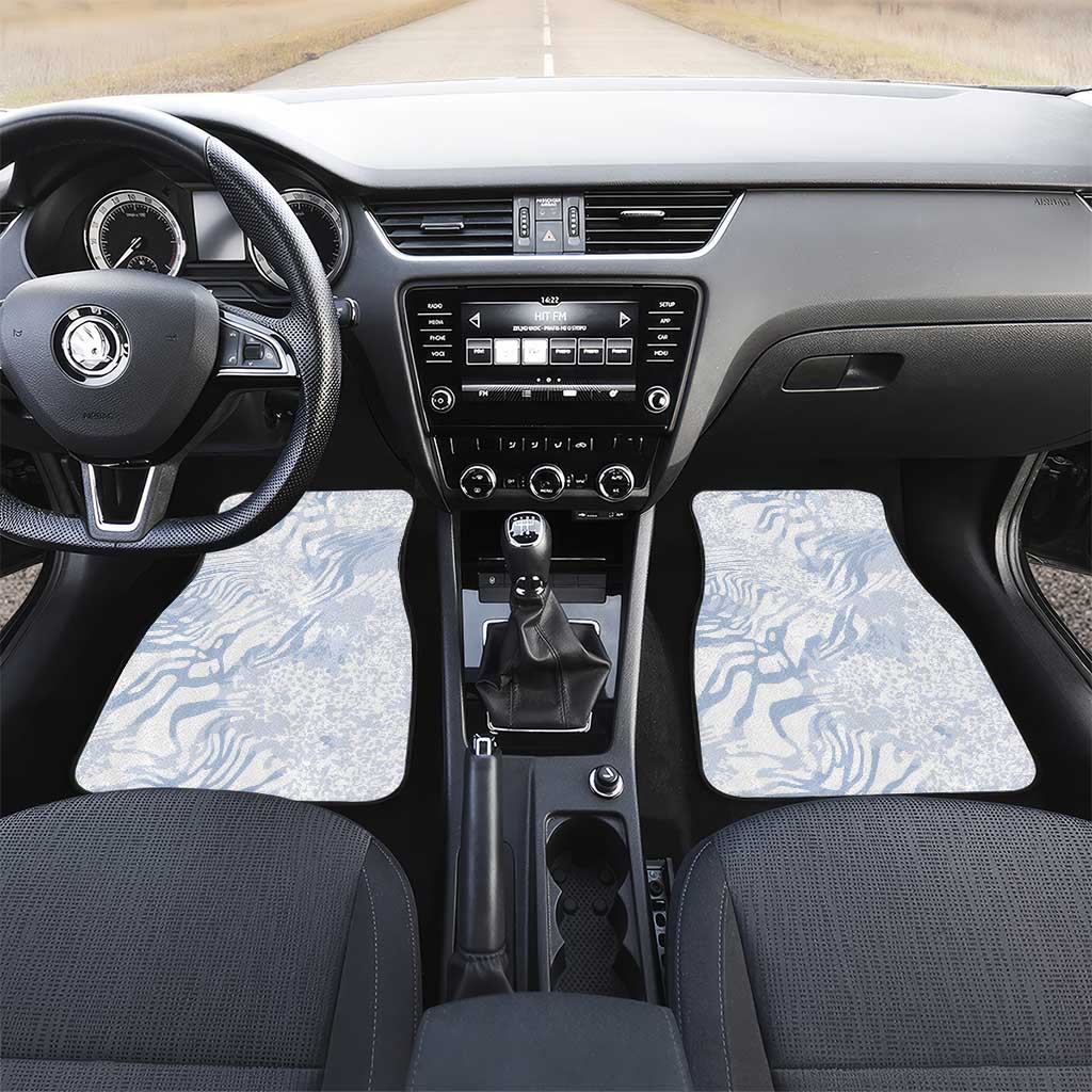 African Zebra Leopard Pattern Car Mats Sky Savannah