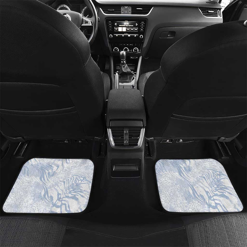 African Zebra Leopard Pattern Car Mats Sky Savannah