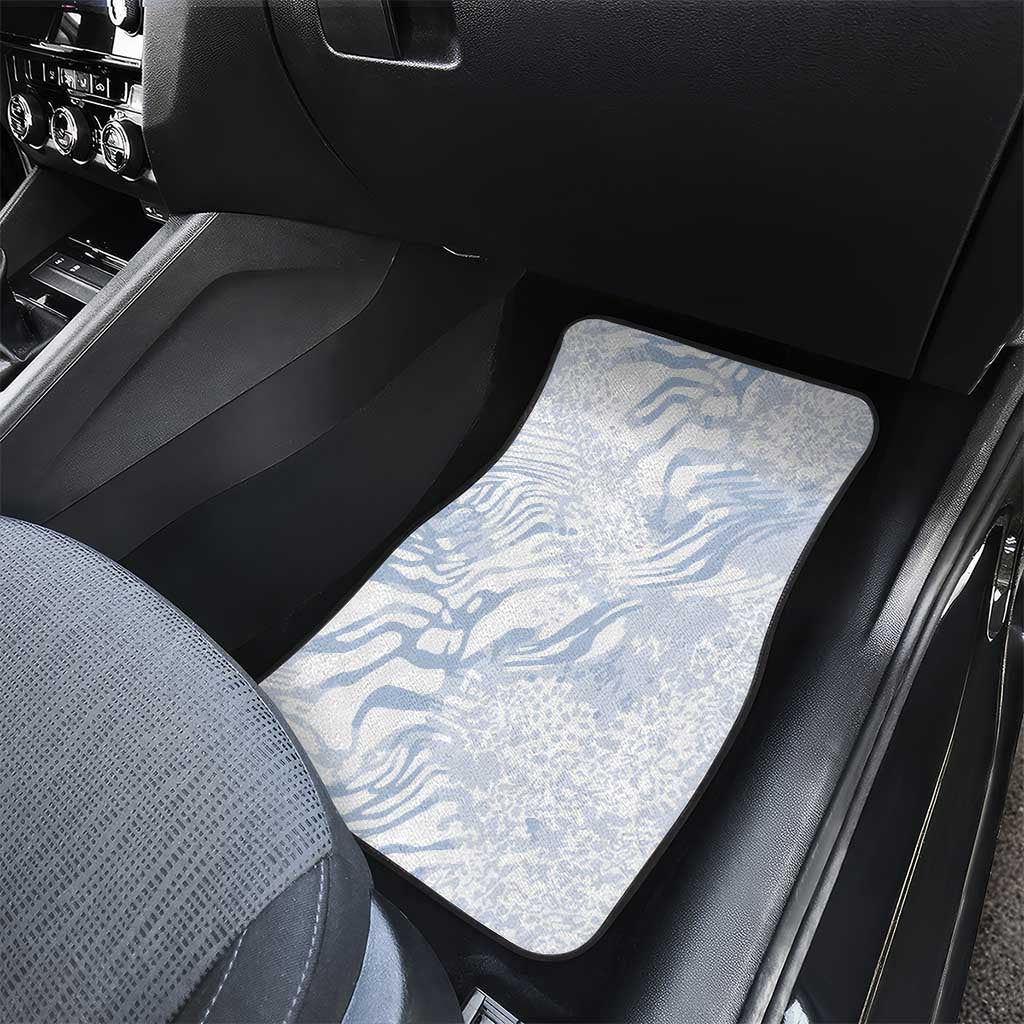 African Zebra Leopard Pattern Car Mats Sky Savannah