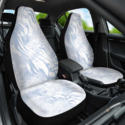 African Zebra Leopard Pattern Car Seat Cover Sky Savannah