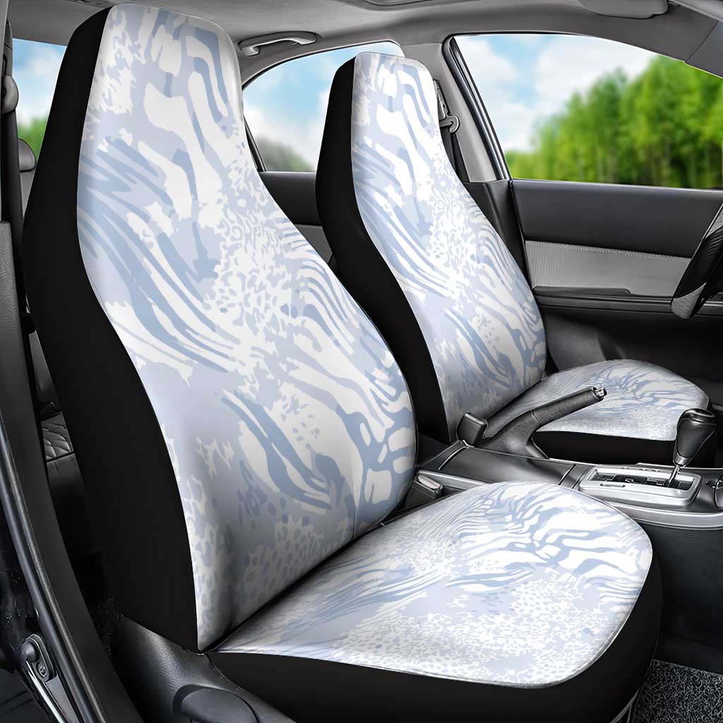 African Zebra Leopard Pattern Car Seat Cover Sky Savannah