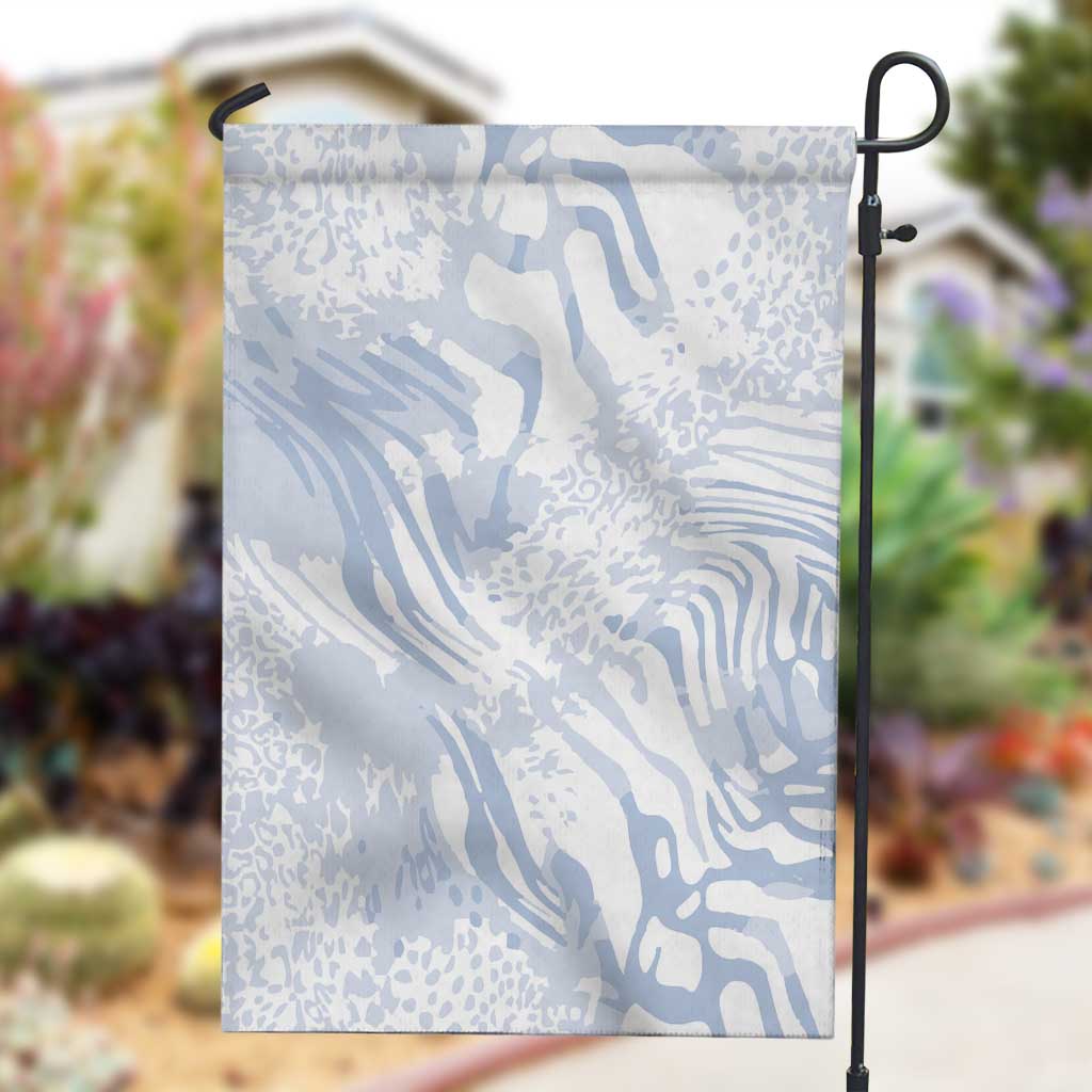 African Zebra Leopard Pattern Garden Flag Sky Savannah