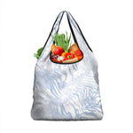 African Zebra Leopard Pattern Grocery Bag Sky Savannah