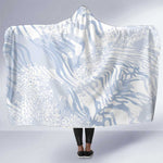 African Zebra Leopard Pattern Hooded Blanket Sky Savannah