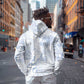 African Zebra Leopard Pattern Hoodie Sky Savannah