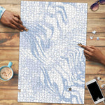 African Zebra Leopard Pattern Puzzle Sky Savannah