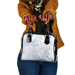 African Zebra Leopard Pattern Shoulder Handbag Sky Savannah