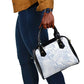 African Zebra Leopard Pattern Shoulder Handbag Sky Savannah