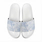 African Zebra Leopard Pattern Slide Sandals Sky Savannah