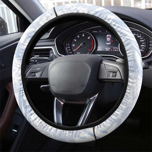 African Zebra Leopard Pattern Steering Wheel Cover Sky Savannah