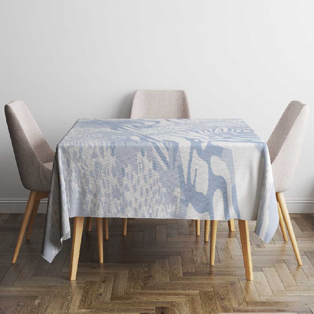 African Zebra Leopard Pattern Tablecloth Sky Savannah