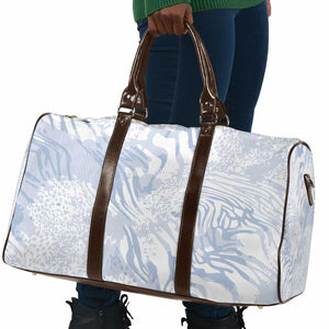 African Zebra Leopard Pattern Travel Bag Sky Savannah