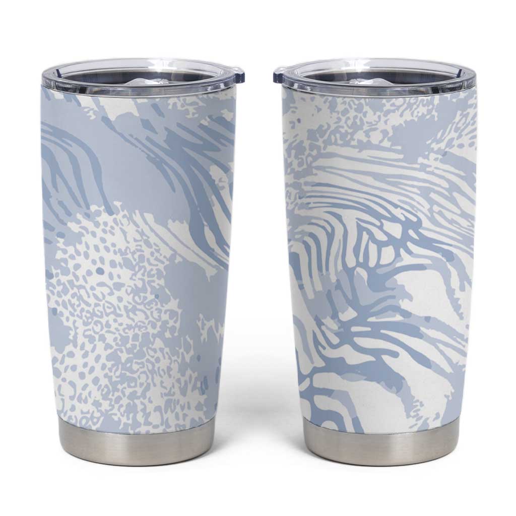 African Zebra Leopard Pattern Tumbler Cup Sky Savannah