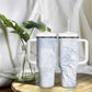 African Zebra Leopard Pattern Tumbler With Handle Sky Savannah