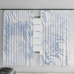 African Zebra Leopard Pattern Window Curtain Sky Savannah