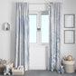 African Zebra Leopard Pattern Window Curtain Sky Savannah