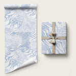 African Zebra Leopard Pattern Wrapping Paper Sky Savannah