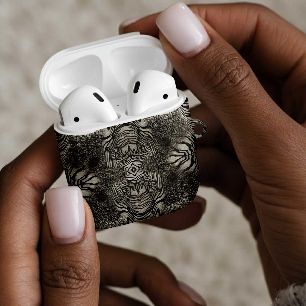 African Zebra Elephant Skin Pattern AirPods Case