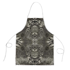 African Zebra Elephant Skin Pattern Apron