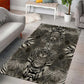 African Zebra Elephant Skin Pattern Area Rug