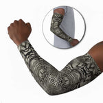 African Zebra Elephant Skin Pattern Arm Sleeves