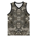 African Zebra Elephant Skin Pattern Basketball Jersey