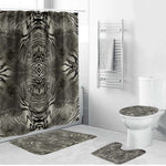 African Zebra Elephant Skin Pattern Bathroom Set