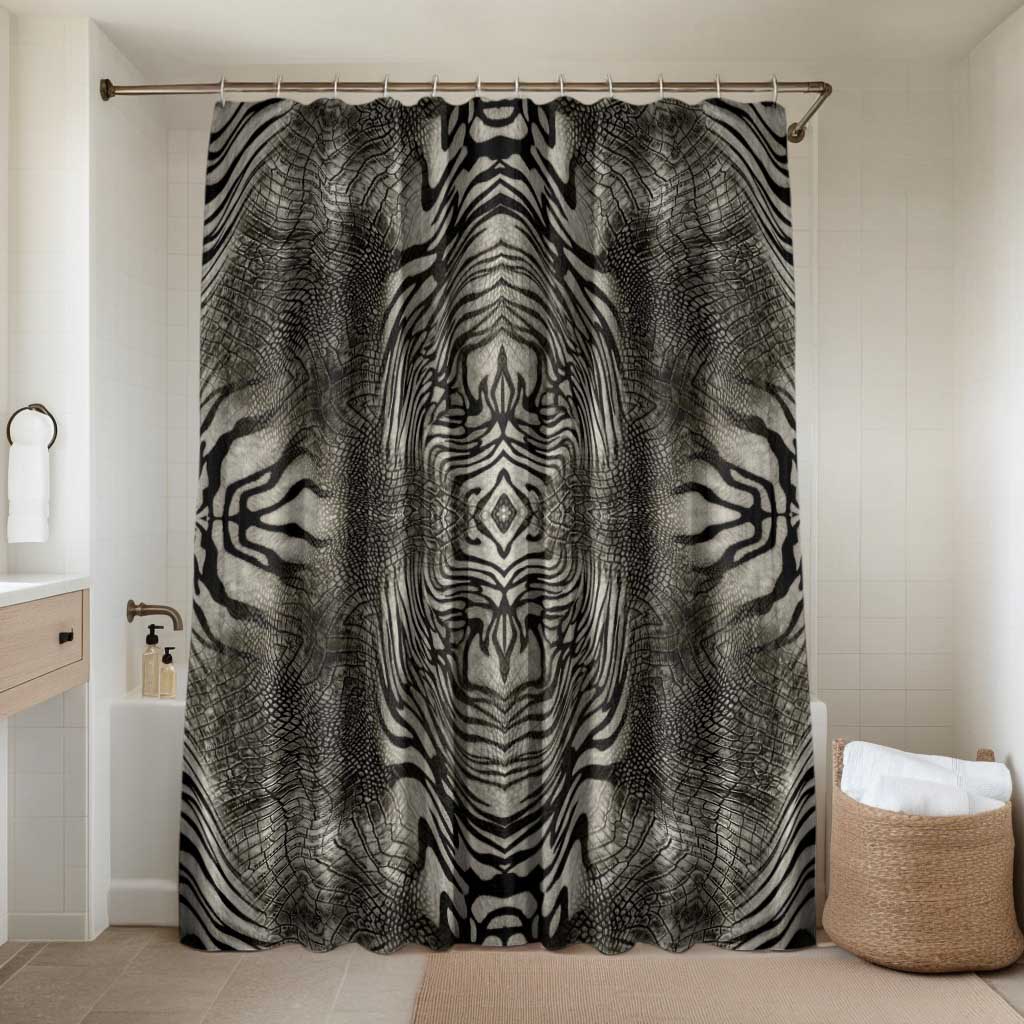 African Zebra Elephant Skin Pattern Bathroom Set