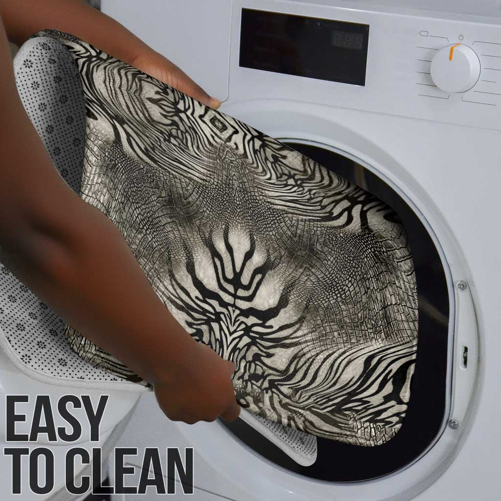 African Zebra Elephant Skin Pattern Bathroom Set