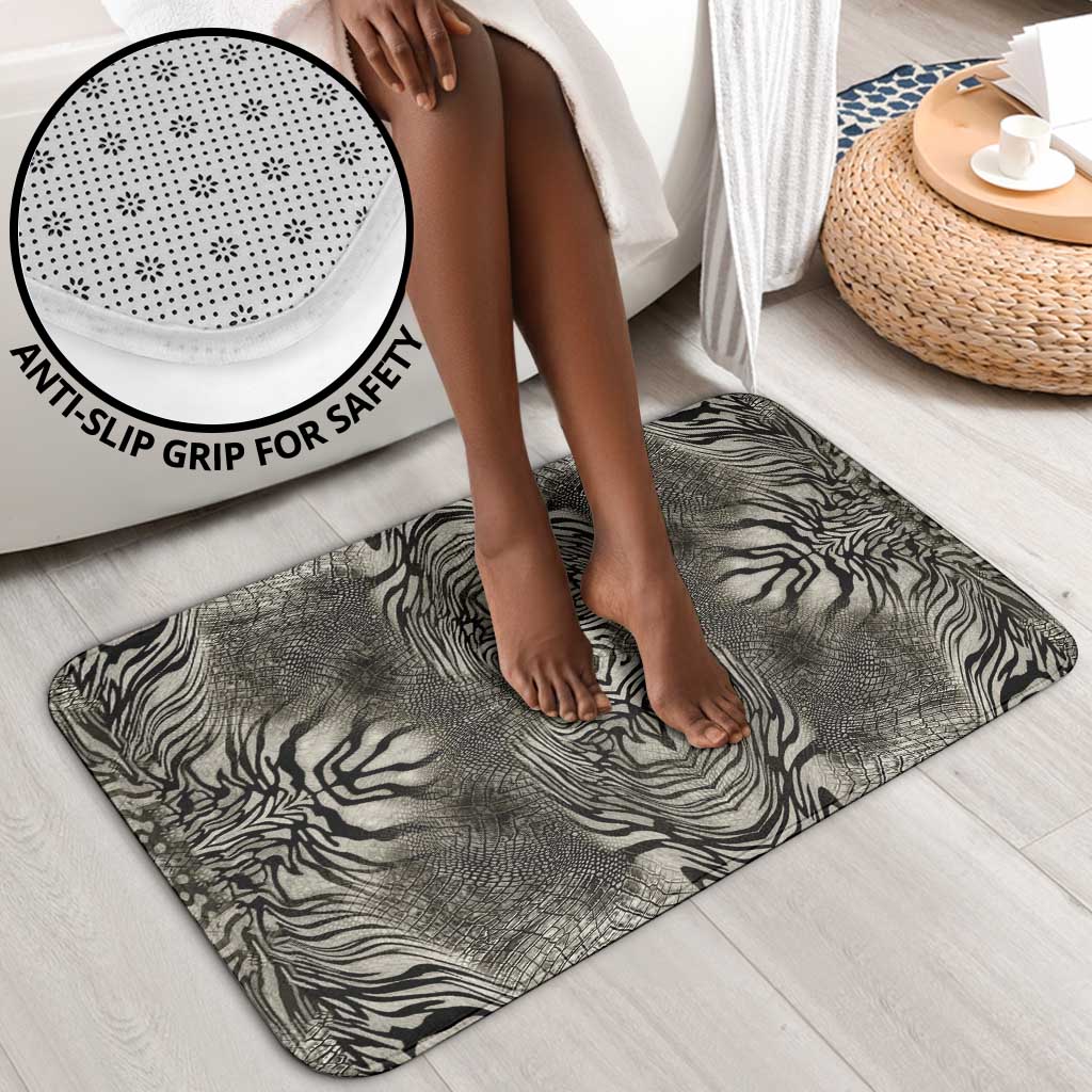 African Zebra Elephant Skin Pattern Bathroom Set