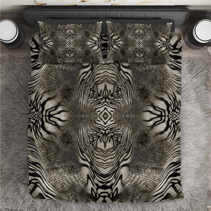 African Zebra Elephant Skin Pattern Bedding Set