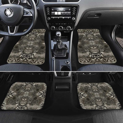 African Zebra Elephant Skin Pattern Car Mats