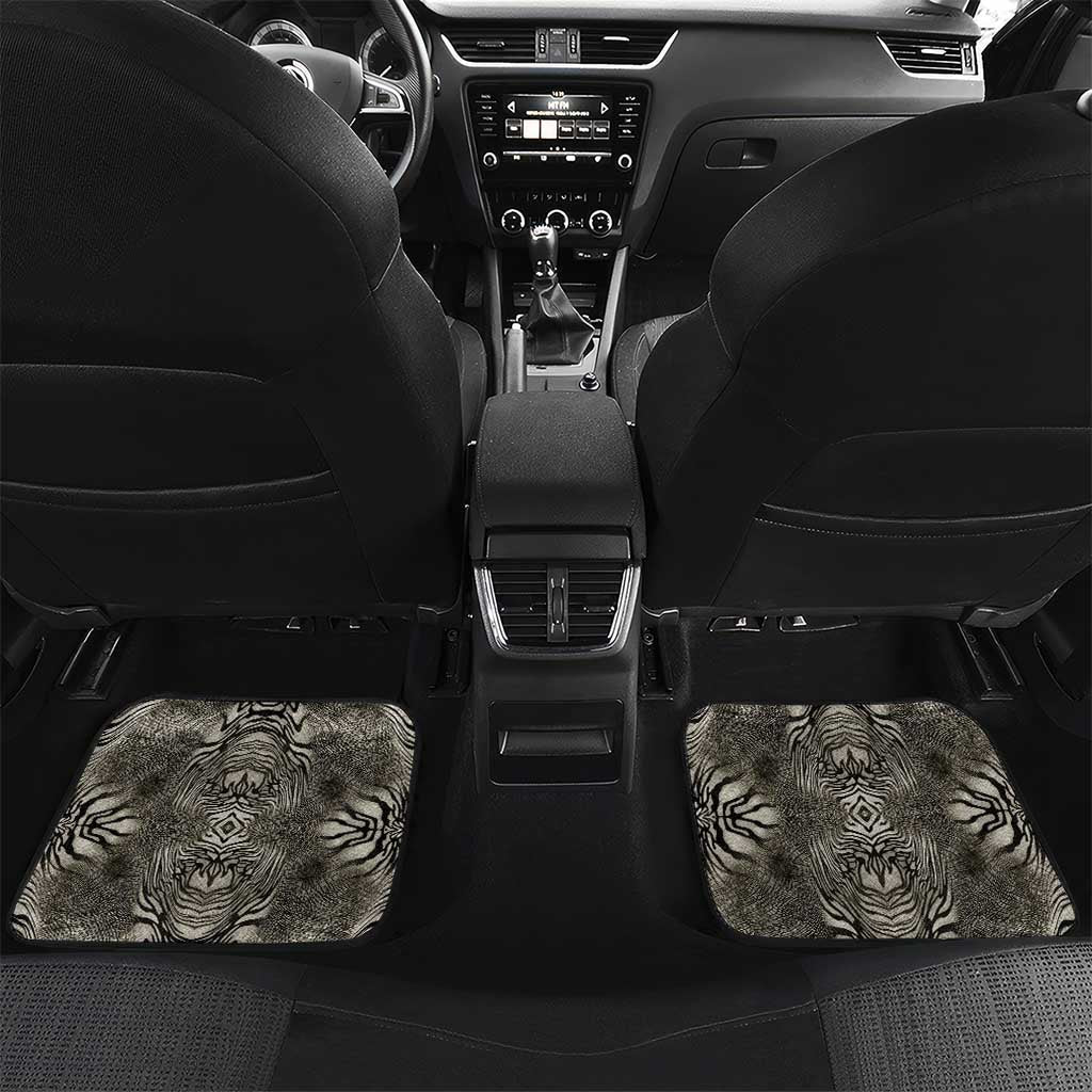 African Zebra Elephant Skin Pattern Car Mats