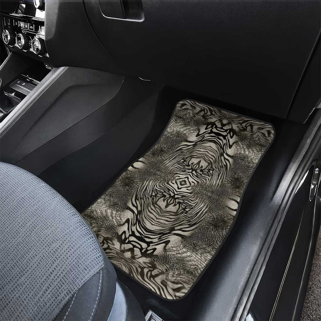 African Zebra Elephant Skin Pattern Car Mats