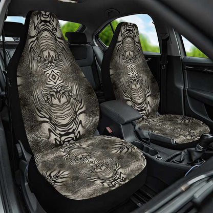 African Zebra Elephant Skin Pattern Car Seat Cover