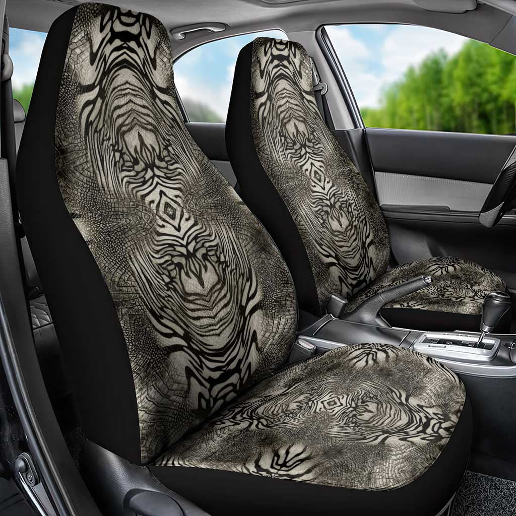African Zebra Elephant Skin Pattern Car Seat Cover