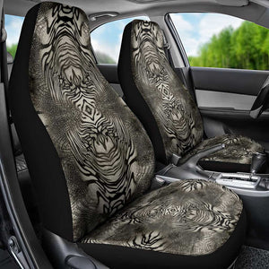 African Zebra Elephant Skin Pattern Car Seat Cover