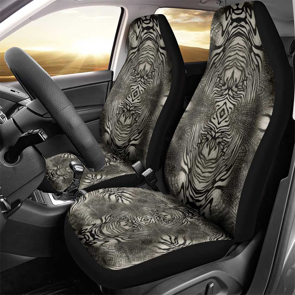 African Zebra Elephant Skin Pattern Car Seat Cover