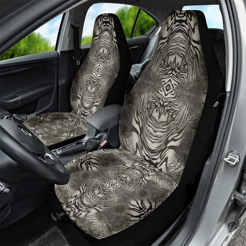 African Zebra Elephant Skin Pattern Car Seat Cover