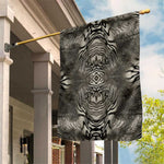 African Zebra Elephant Skin Pattern Garden Flag