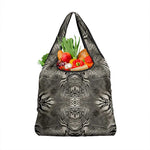 African Zebra Elephant Skin Pattern Grocery Bag