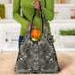 African Zebra Elephant Skin Pattern Grocery Bag