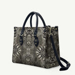 African Zebra Elephant Skin Pattern Leather Bag