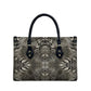 African Zebra Elephant Skin Pattern Leather Bag
