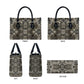 African Zebra Elephant Skin Pattern Leather Bag