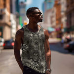 African Zebra Elephant Skin Pattern Men Tank Top